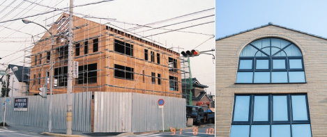 1991年/シェアがまだ低かったツーバイ工法で現本社を建設。本格採用の布石に。